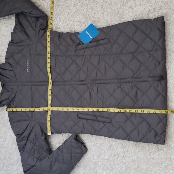 NWT Columbia Quilted Sherpa Long Lenght Winter Jacket - Picture 8 of 11